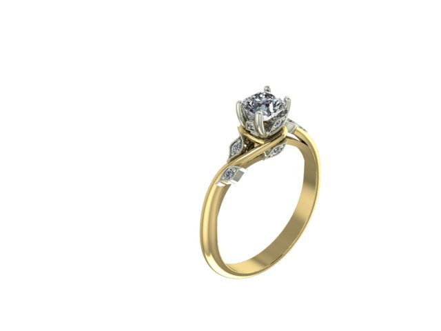 14K Engagement Ring