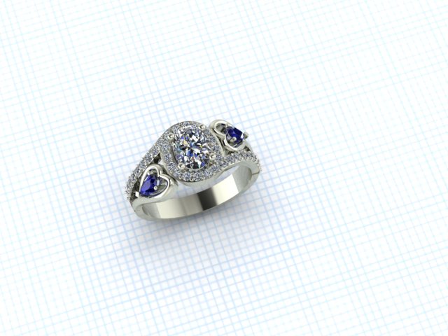 18K Diamond Ring