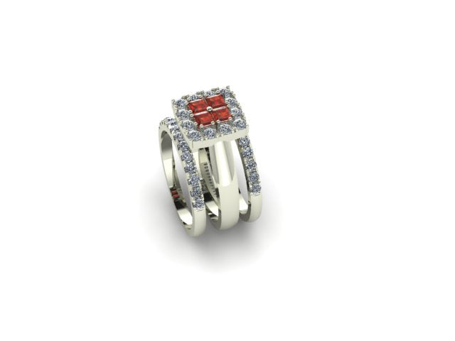 3 Ring Cluster Matching Set