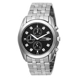 Men's Caravelle Chronograph Stainless Steel Bracelet Watch with Diamond  (Model: 43D006)