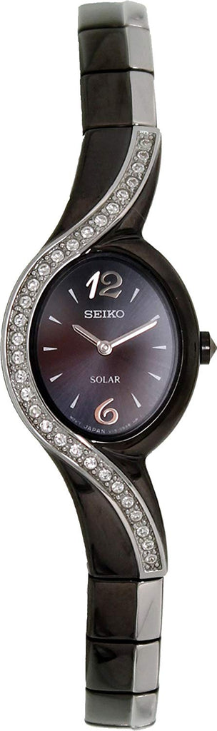 SEIKO Solar Swarovski Crystals Ladies Watch Item No. SUP123