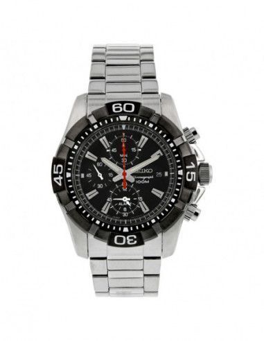SEIKO Divers Chronograph Black Dial Men's Watch Item No. SNAE25