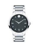 Men's Movado Gravity Black Carbon Fiber Dial Men's Watch. Model # 0606838