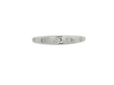 14K White Gold Diamond Set Wedding Band