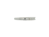 18K White Gold Channel Set Diamond Band