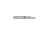 18K White Gold Channel Set Diamond Band