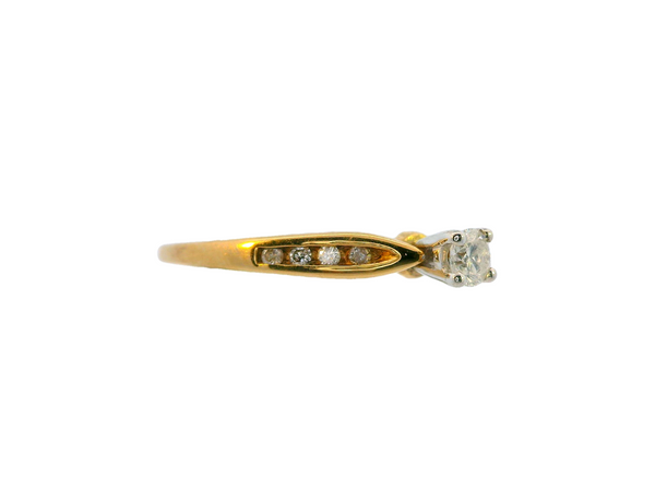 10K Yellow Gold Diamond Ring