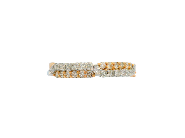 10K Two-Tone Multi-Diamond Ring