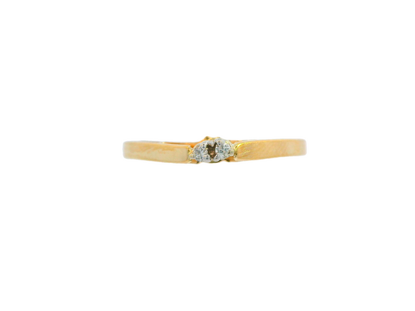 10K Yellow Gold Diamond Ring