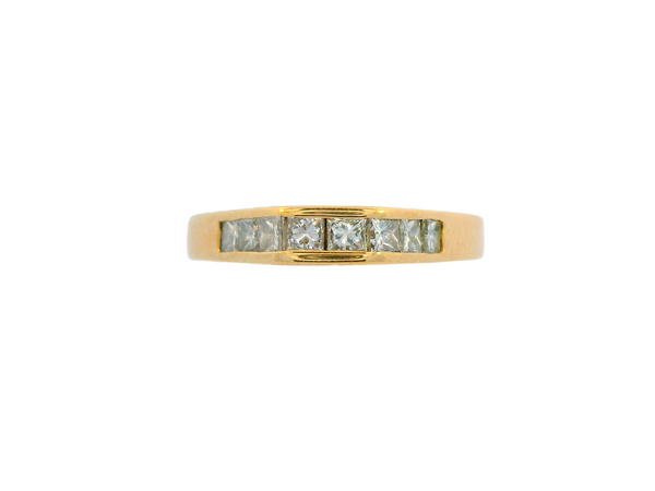 14K Channel Set Diamond Ring