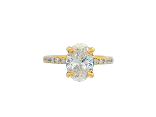 18K Yellow Gold Diamond Ring