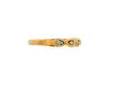 10K Yellow Gold Eternity Style Diamond Ring