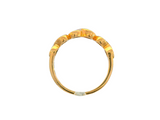 10K Yellow Gold Eternity Style Diamond Ring