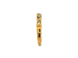 10K Yellow Gold Eternity Style Diamond Ring