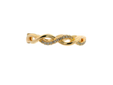 10K Yellow Gold Eternity Diamond Ring