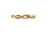 10K Yellow Gold Eternity Diamond Ring