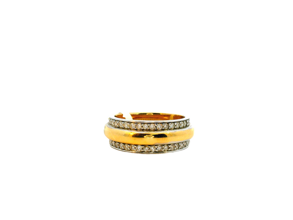 14K 2 Tone Diamond Ring