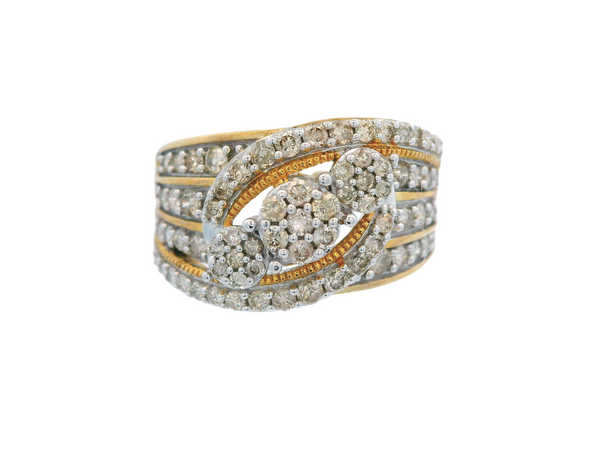 10K Yellow Gold Diamond Ring