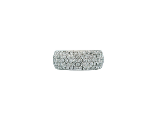 14K White Gold Multi-Diamond Ring