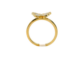 10K Yellow Gold Butterfly Ring