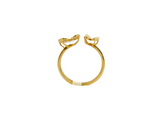 10K Yellow Gold Butterfly Ring