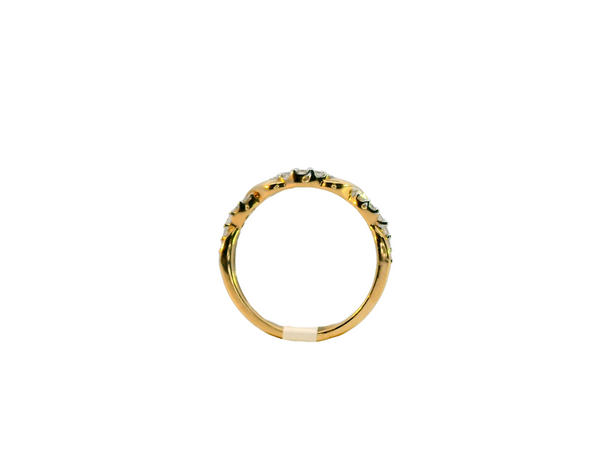 10K Yellow Gold Wavy Ring