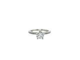 14K Solitaire Diamond Ring