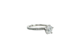 14K Solitaire Diamond Ring