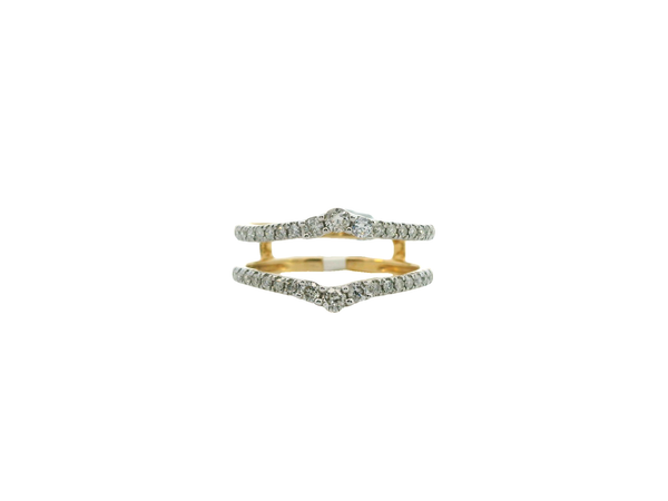 14K Yellow Gold Jacket Ring