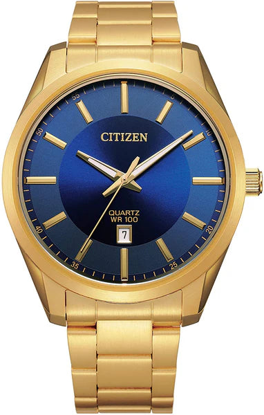 Citizen Quartz Gents Watch Blue Dial Model BI1032-58L
