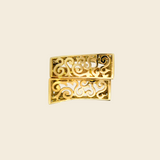 Filigree Criss-Cross Gold Ring 18K