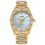 Citizen Eco Drive Silhouette Crystal Ladies Watch Model No. EM1022-51D