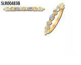 9 Stone Gold Ring