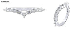 Chevron Diamond Ring