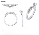 Chevron Diamond Ring