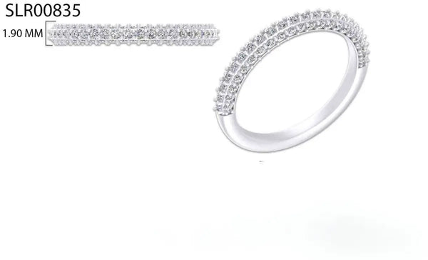 Paved Diamond Band