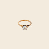 Solitaire Culture Pearl Ring 10K