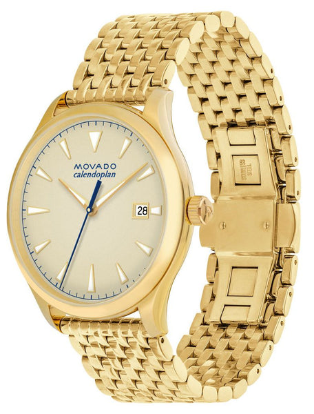 Men's Movado Heritage Beige Dial Gold-tone Watch Item No. 3650013
