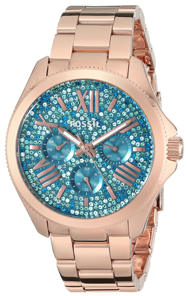 Fossil Women's AM4594 Cecile Multifunction Stainless Steel Watch - Rose Gold-Tone