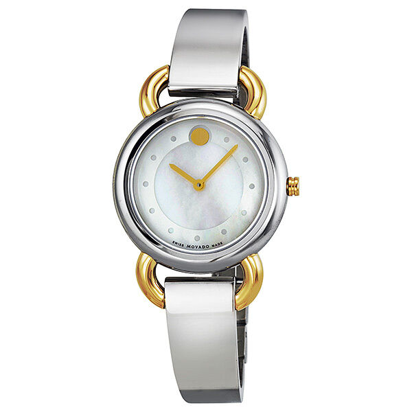 Ladies Linio Mother of Pearl Dial Two-Tone Stainless Steel. Watch model # 0606552