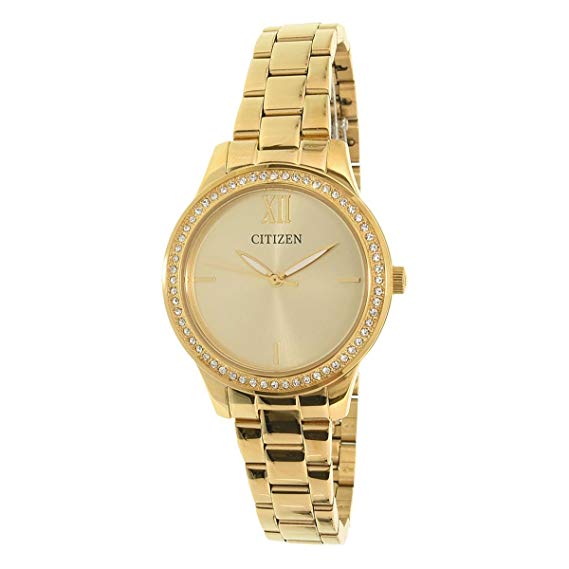Citizen EL3088-59P Wrist Gold Dial Women’s Watch