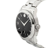 Men's Movado LX Black Dial Stainless Steel Watch Model No. 0606626