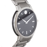 Men's Movado Gravity Black Carbon Fiber Dial Men's Watch. Model # 0606838