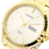 Citizen Quartz Mens Gold Tone Stainless Steel Bracelet Watch-BF2003-84P