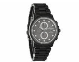 Men's Citizen Eco-Drive Nighthawk Black Ion Chronograph Ladies Watch model # FB3005-55E