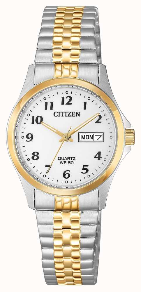 Citizen Women's Two Tone Stainless Steel Expansion Watch - EQ2004-95A