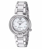 Citizen L Sunrise White Diamond-Accented Dial Ladies Watch model No. EM0320-83A