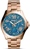 Fossil Women's AM4594 Cecile Multifunction Stainless Steel Watch - Rose Gold-Tone
